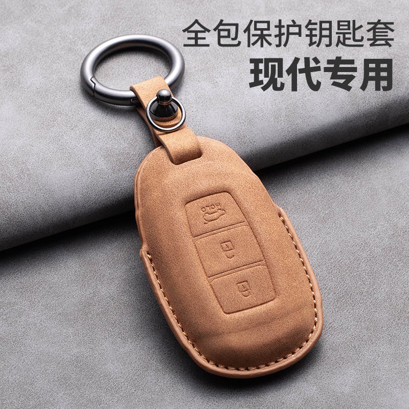 Suitable For Modern Key Cover Beijing Hyundai New Shengda Ix45 Santa Fe Stereo 3D Shaping Key Bag - Image 4